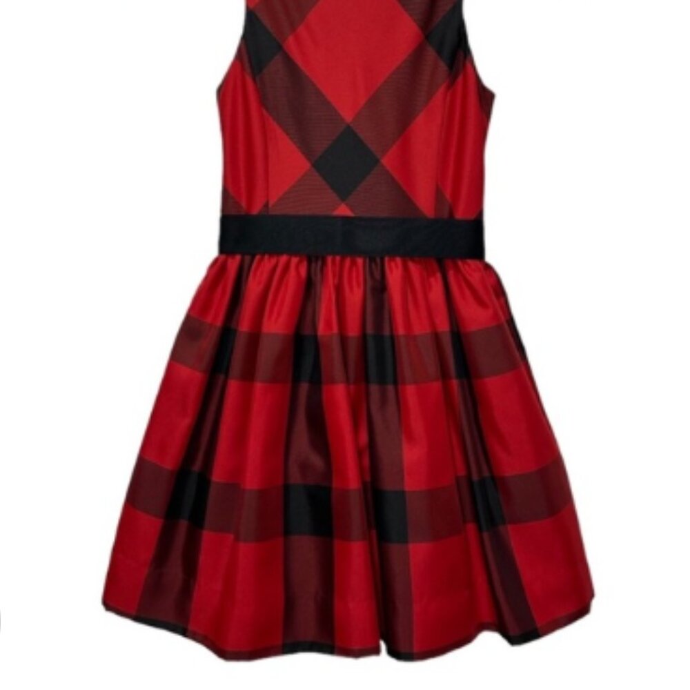 Polo Ralph Lauren, Girls, Red and Black Plaid Dress, No Sleeve NWT